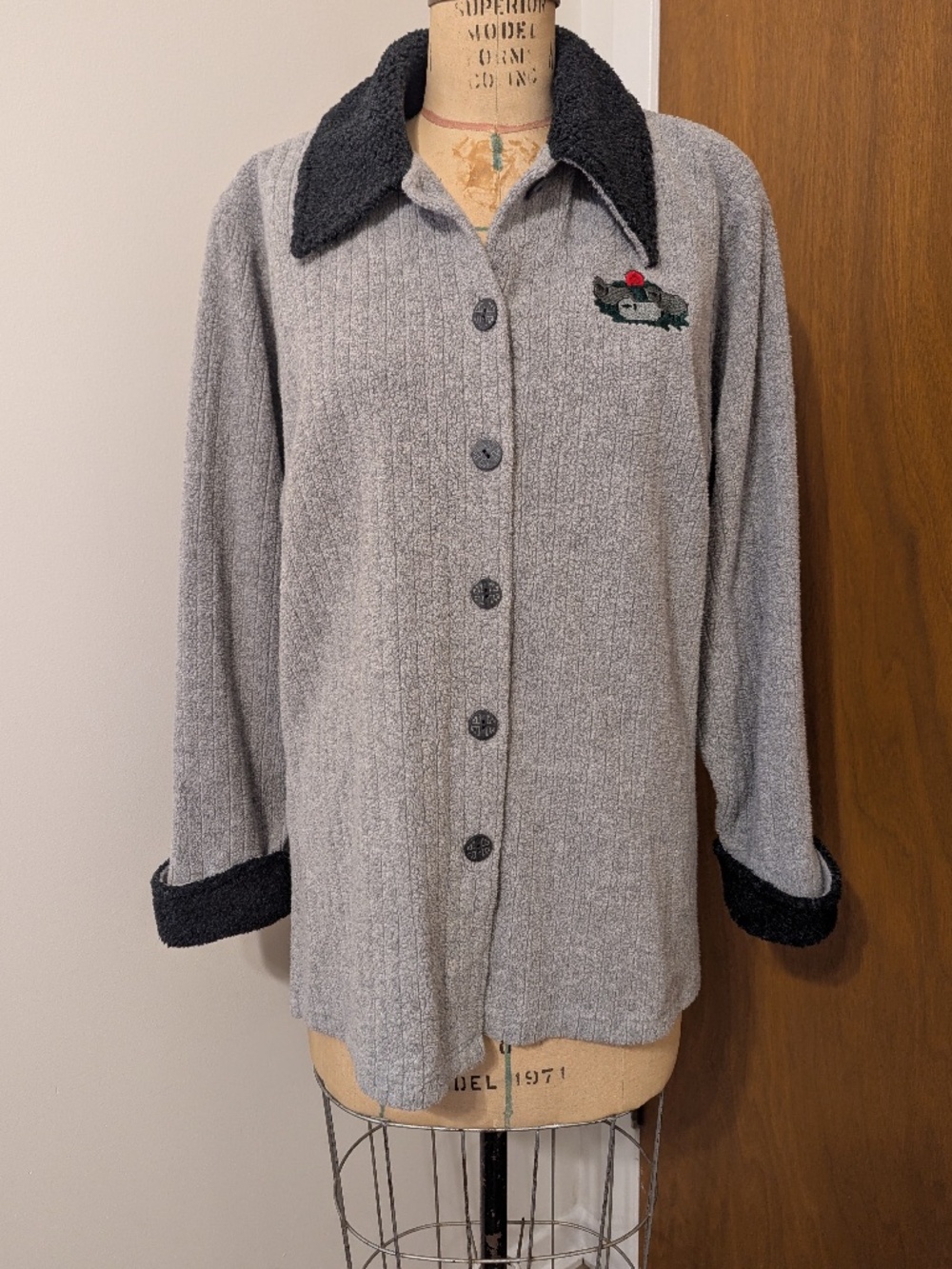 90's Cozy Countryside Cardigan